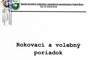 Rokovací a volebný poriadok